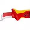 Katkoteräveitsi Knipex 98 55 SB punainen keltainen kiinteä terä