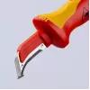 Katkoteräveitsi Knipex 98 55 SB punainen keltainen kiinteä terä