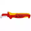 Katkoteräveitsi Knipex 98 55 SB punainen keltainen kiinteä terä