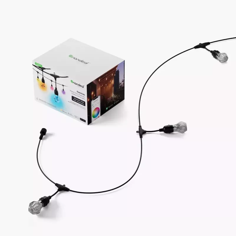 Ulkovalosarja Nanoleaf Essentials NF084E00-20SLO 15 m monivärinen Matter