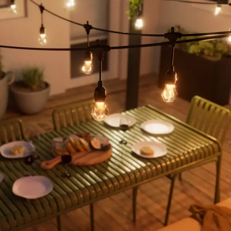 Ulkovalosarja Nanoleaf Essentials NF084E00-20SLO 15 m monivärinen Matter