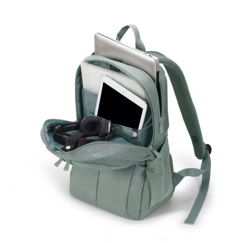 DICOTA Eco Backpack Scale - 13-15,6 tuuman kannettavan reppu - harmaa / 600d kierrätetty PET