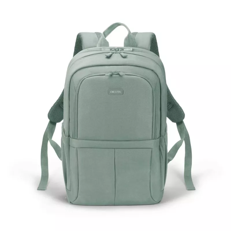 DICOTA Eco Backpack Scale - 13-15,6 tuuman kannettavan reppu - harmaa / 600d kierrätetty PET