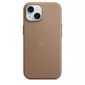 Apple FineWoven-kotelo MagSafe-yhteensopiva iPhone 15 taupe