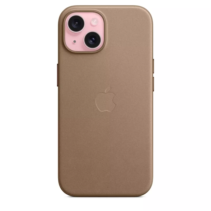 Apple FineWoven-kotelo MagSafe-yhteensopiva iPhone 15 taupe