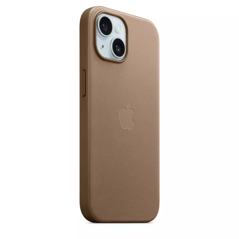 Apple FineWoven-kotelo MagSafe-yhteensopiva iPhone 15 taupe