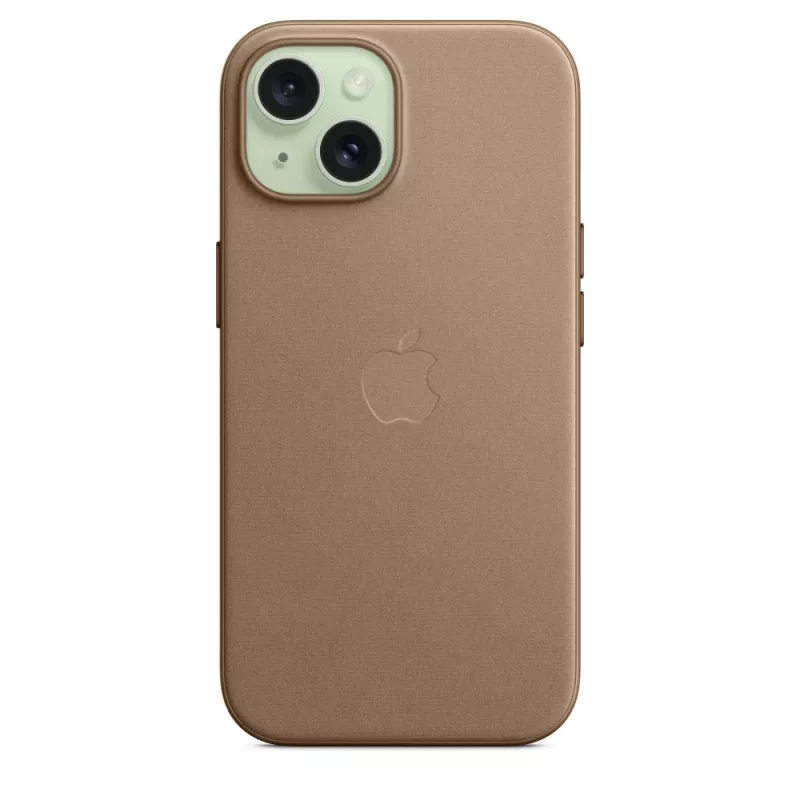Apple FineWoven-kotelo MagSafe-yhteensopiva iPhone 15 taupe