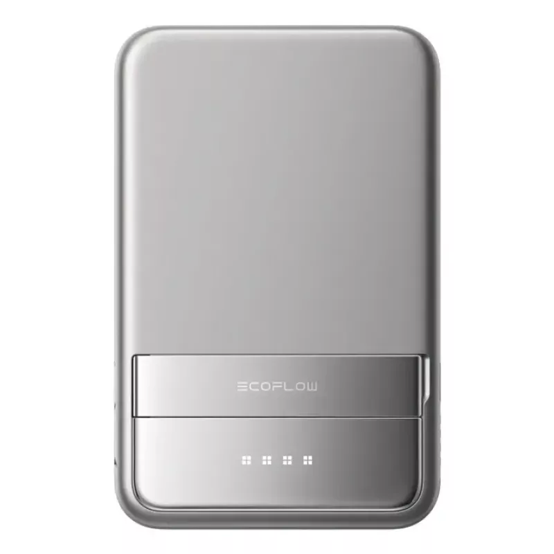 Varavirtalähde EcoFlow Rapid 5000 (litiumioni 5 000 mAh, PD-pikalataus, 30 W yhteensä, langaton, USB-C, hopea)