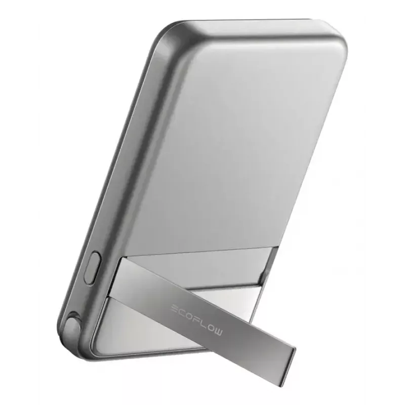 Varavirtalähde EcoFlow Rapid 5000 (litiumioni 5 000 mAh, PD-pikalataus, 30 W yhteensä, langaton, USB-C, hopea)
