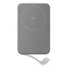 Varavirtalähde EcoFlow Rapid 5000 (litiumioni 5 000 mAh, PD-pikalataus, 30 W yhteensä, langaton, USB-C, hopea)