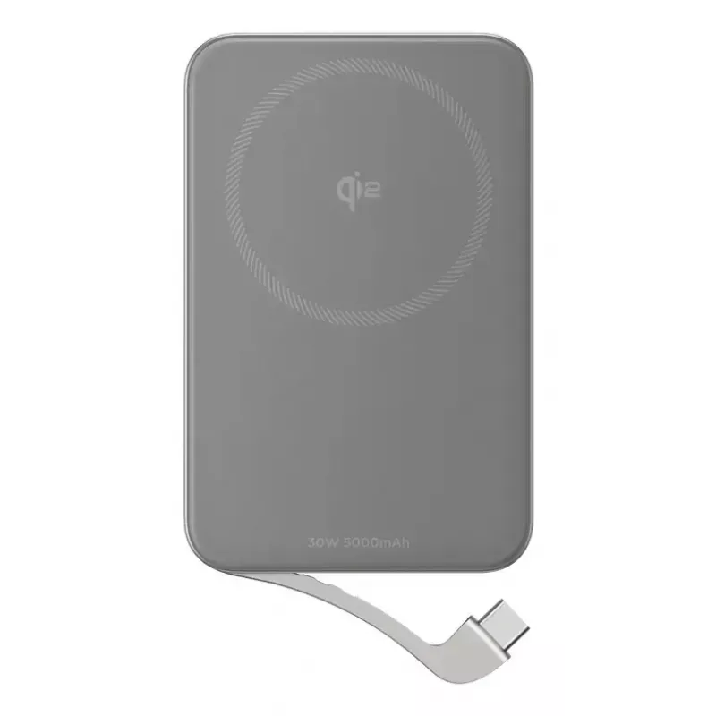 Varavirtalähde EcoFlow Rapid 5000 (litiumioni 5 000 mAh, PD-pikalataus, 30 W yhteensä, langaton, USB-C, hopea)