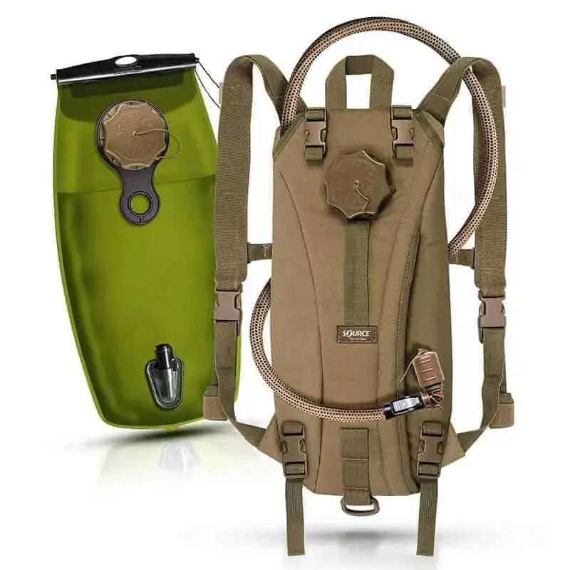 Source Tactical 3L juomareppu malli 4000330203 rakko ulkoiluun ja taktiseen käyttöön