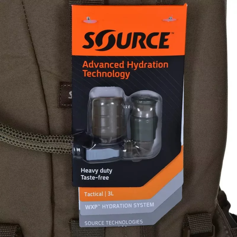 Source Tactical 3L juomareppu malli 4000330203 rakko ulkoiluun ja taktiseen käyttöön
