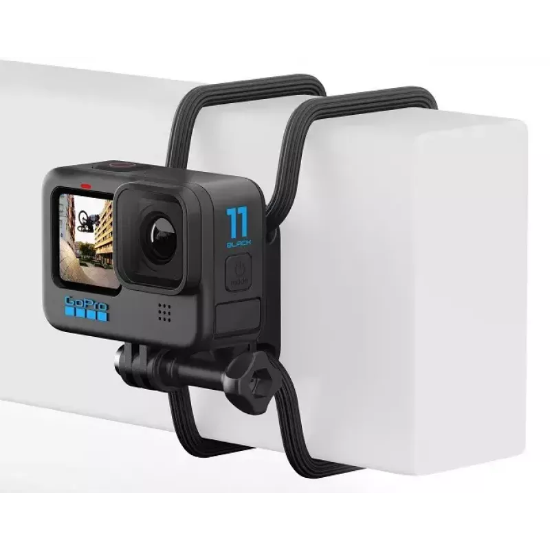 Kiinnityssetti GoPro Flexible Grip Mount kaikille HERO-kameroille, musta muovi