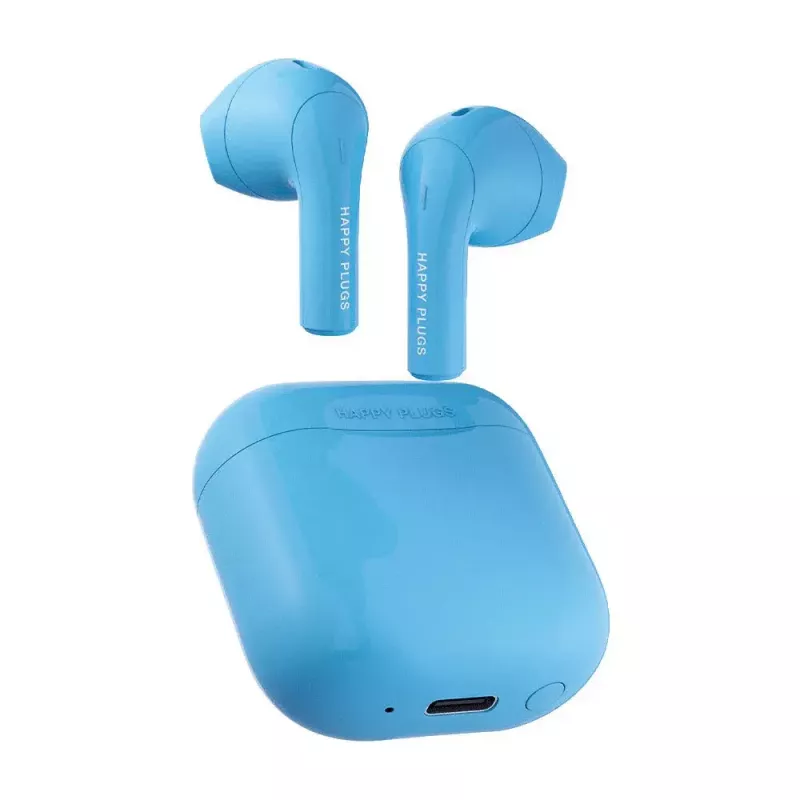 Happy Plugs Joy langattomat nappikuulokkeet, siniset