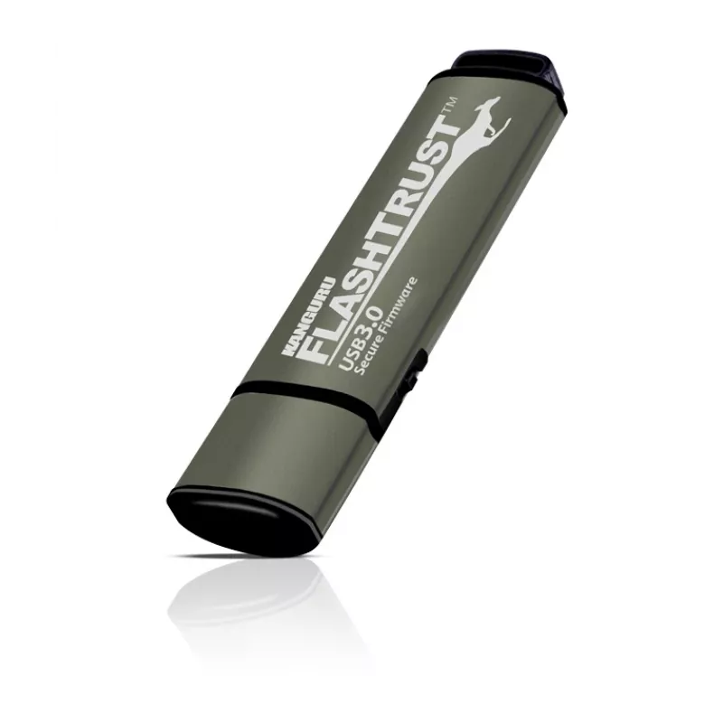 Kanguru FlashTrust™ USB 3.0 32GB | Secure Flash Drive | Secure Firmware | Physical Write Protect Switch | Protects Against BadUSB | Compliance with NIST requirements for implementation