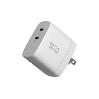 Native Union FAST-PD67-WHT-INT mobiililaturi 2 USB Type-C pikalataus