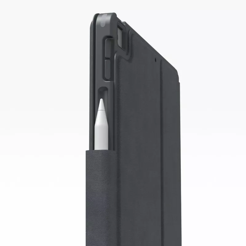 ZAGG Pro Keys langaton näppäimistökotelo iPad 10,9 (10. sukupolvi) / iPad 11 (A16) -laitteelle Apple Pencil -pidikkeellä, UK-asettelu, musta/harmaa