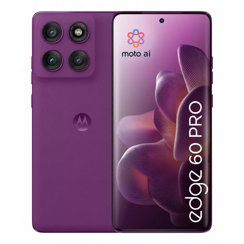 Motorola edge 60 pro 16,9 cm (6,67 tuumaa) Dual SIM Android 15 5G USB Type-C 12 GB 512 GB 6000 mAh violetti