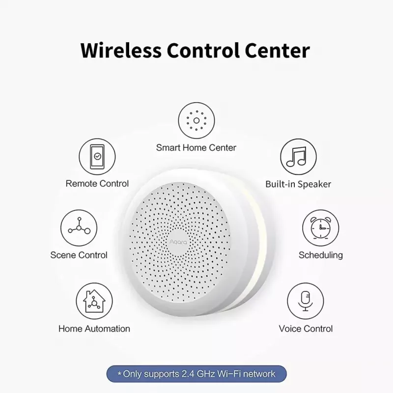 Älykodin keskusyksikkö, AQARA M1S Gen 2, HM1S-G02, Zigbee 3.0, Wi-Fi