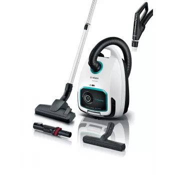 Bosch Serie 6 BGL6HYG1 ProHygienic lieriöpölynimuri, kuivapuhdistus, 600 W, pölypussi, 4 l, valkoinen