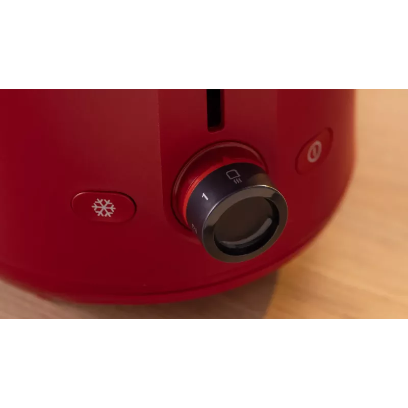 Leivänpaahdin Bosch TAT2M124 — 2 viipaletta 950 W, punainen, leivän keskitys, sulatus, nosto