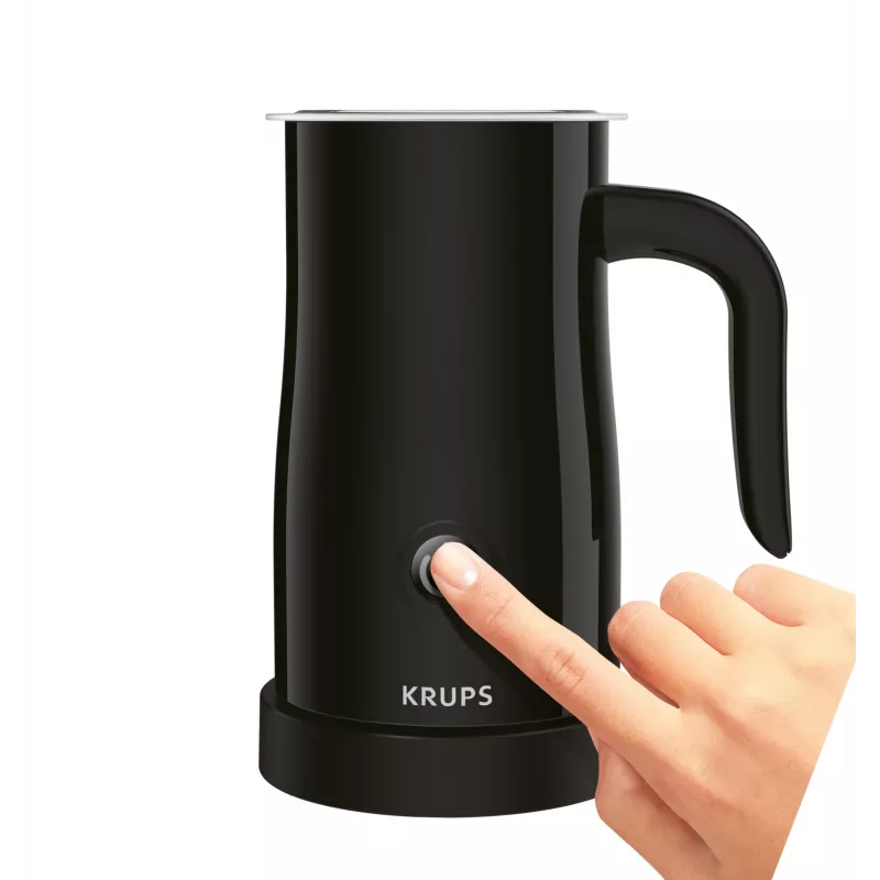 Krups XL1008 automaattinen maidonvaahdotin/-lämmittäjä, musta