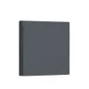 AQARA Smart Wall Switch H1 EU (nollajohtimella, kaksinkertainen keinupainike) (WS-EUK04-G), harmaa – Zigbee-seinäkytkin kaksoisreleellä