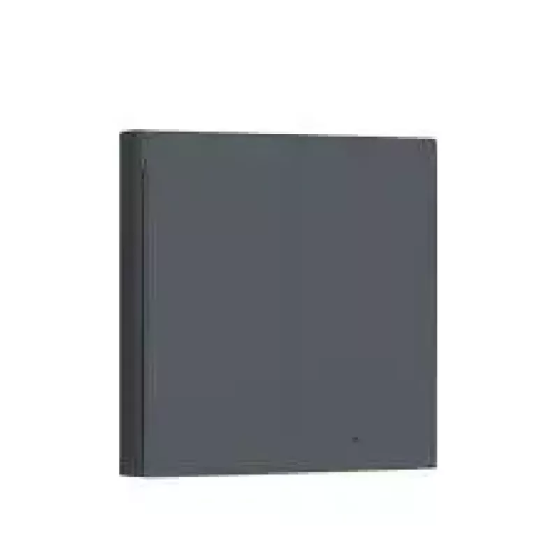 AQARA Smart Wall Switch H1 EU (nollajohtimella, kaksinkertainen keinupainike) (WS-EUK04-G), harmaa – Zigbee-seinäkytkin kaksoisreleellä
