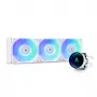 All-in-One-nestekühler CHIEFTEC CLC-360-RGB-W — 360 mm jäähdytin, 3x 120 mm RGB-tuuletinta, valkoinen, 40 cm letkut