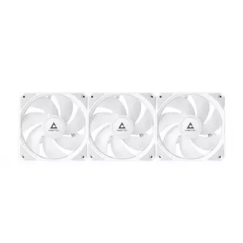 All-in-One-nestekühler CHIEFTEC CLC-360-RGB-W — 360 mm jäähdytin, 3x 120 mm RGB-tuuletinta, valkoinen, 40 cm letkut