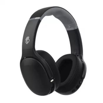 Skullcandy Crusher Evo -kuulokkeet – langattomat & langalliset Over-Ear-kuulokkeet, Bluetooth 5.0, 40 h akku, USB-C, 3,5 mm, taitettava, musta