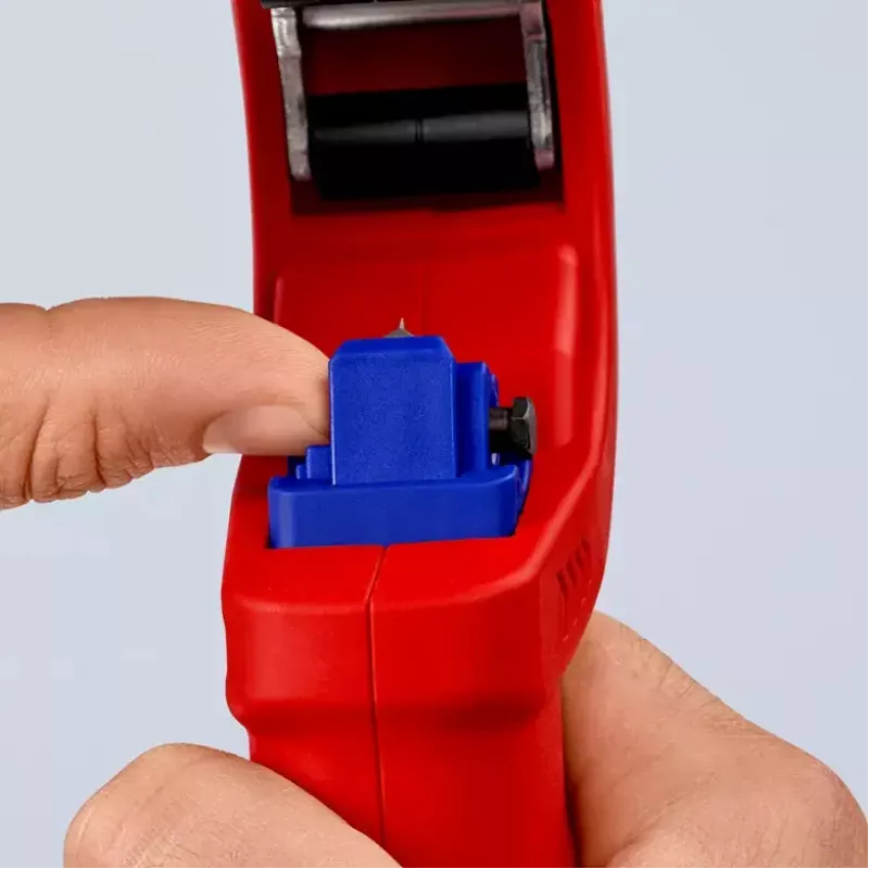 Knipex DP50 90 23 01 BK putkileikkuri, punainen/sininen