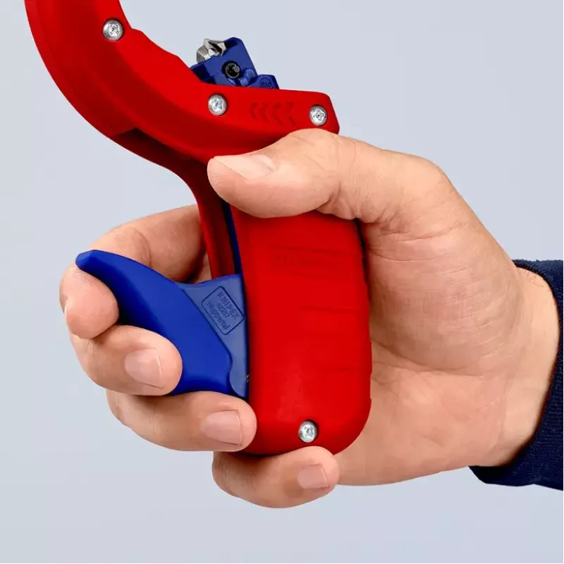 Knipex DP50 90 23 01 BK putkileikkuri, punainen/sininen