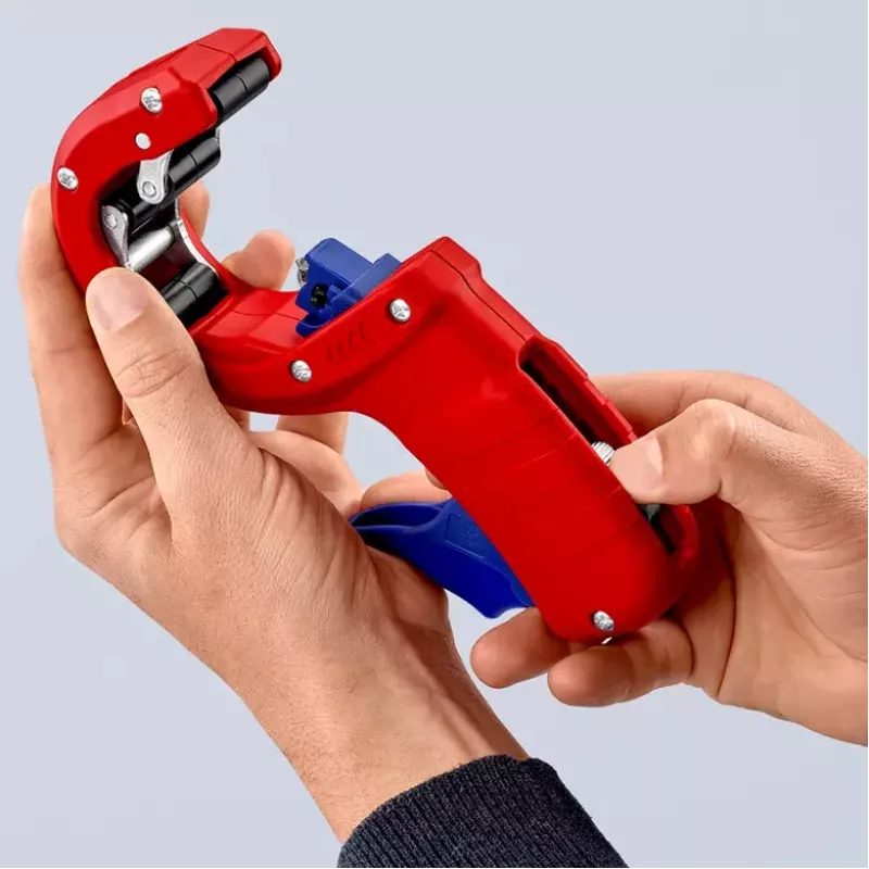 Knipex DP50 90 23 01 BK putkileikkuri, punainen/sininen