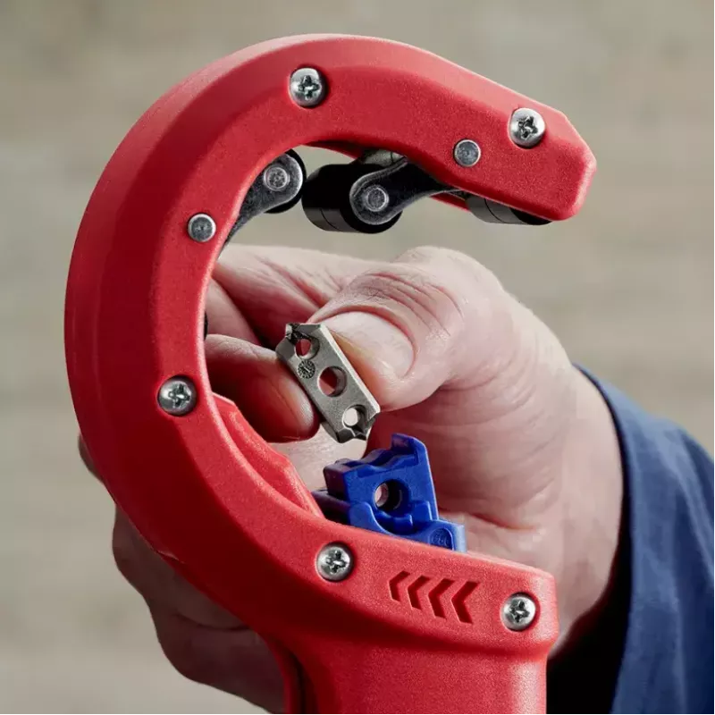 Knipex DP50 90 23 01 BK putkileikkuri, punainen/sininen