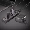 Lindy 10 portin USB 3.0 keskitin on/off-kytkimillä