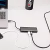 Lindy DST-Mini USB-C kannettavan mini-telakointiasema 4K-tuella ja 100W läpivientilatauksella
