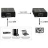 AV-lähetin ja -vastaanotin TECHLY IDATA EXT-E70 — HDMI-jatko Cat6/6a/7-kaapelilla, Full HD 1920x1080, 60 m, 10,2 Gbit/s, HDCP, musta