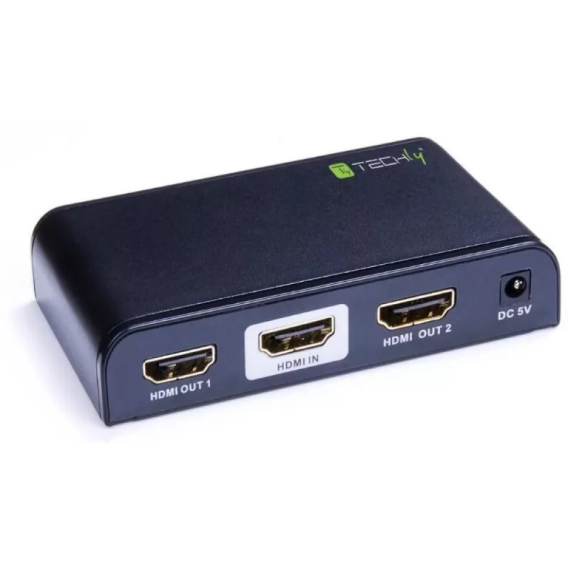 Techly IDATA HDMI2-4K2 videosplitteri HDMI 2x HDMI
