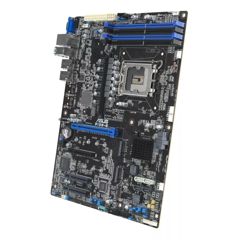 ASUS P13R-E 90SB0CS0-M0UAY1 palvelinemolevy, Intel C266, LGA1700, ATX, 4x DDR5, 2x M.2, 8x SATA, 2x Gigabit LAN
