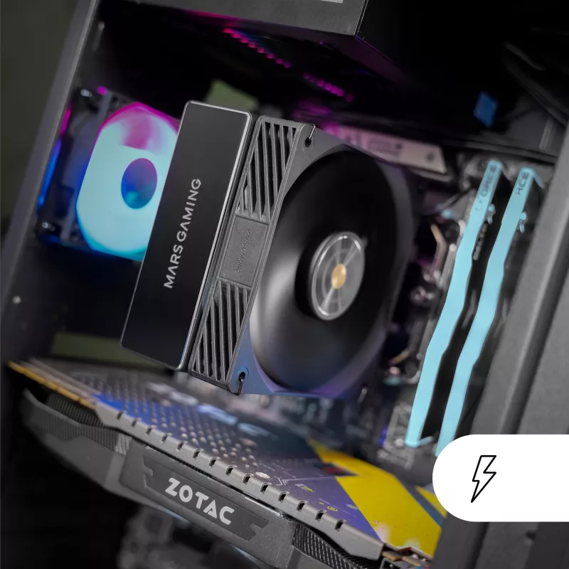 Mars Gaming MCPU-X4 prosessorin ilmajäähdytin 12 cm musta 1 kpl