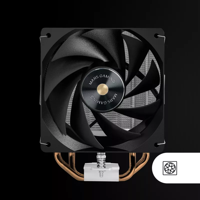 Mars Gaming MCPU-X4 prosessorin ilmajäähdytin 12 cm musta 1 kpl
