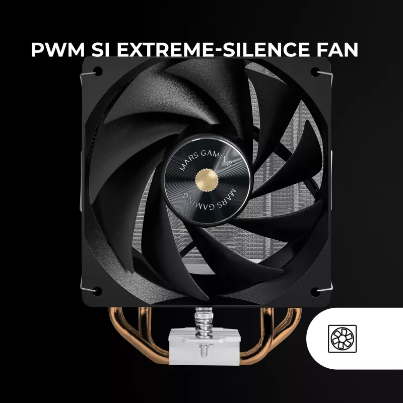 Mars Gaming MCPU-X4 prosessorin ilmajäähdytin 12 cm musta 1 kpl
