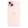 Apple Silicone Case MagSafe-yhteensopiva iPhone 15 Plus vaaleanpunainen