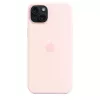 Apple Silicone Case MagSafe-yhteensopiva iPhone 15 Plus vaaleanpunainen