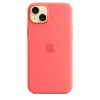 Apple Silicone Case MagSafe-yhteensopiva iPhone 15 Plus guava