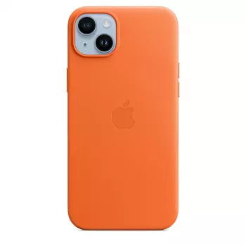 Apple nahkakuori MagSafe-yhteensopiva iPhone 14 Plus oranssi