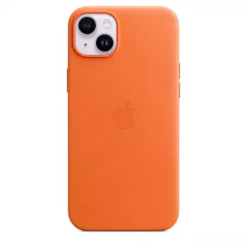 Apple nahkakuori MagSafe-yhteensopiva iPhone 14 Plus oranssi