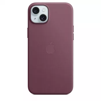 Apple FineWoven-kuori MagSafe-yhteensopiva iPhone 15 Plus mulberry